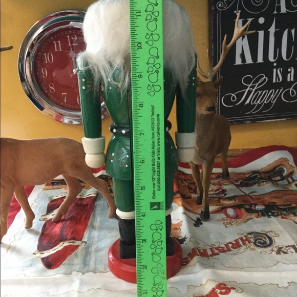 💂‍♀️ Vintage WOODEN NUTCRACKER GOEBEL FATHER WINTER 14” - Picture 4 of 16